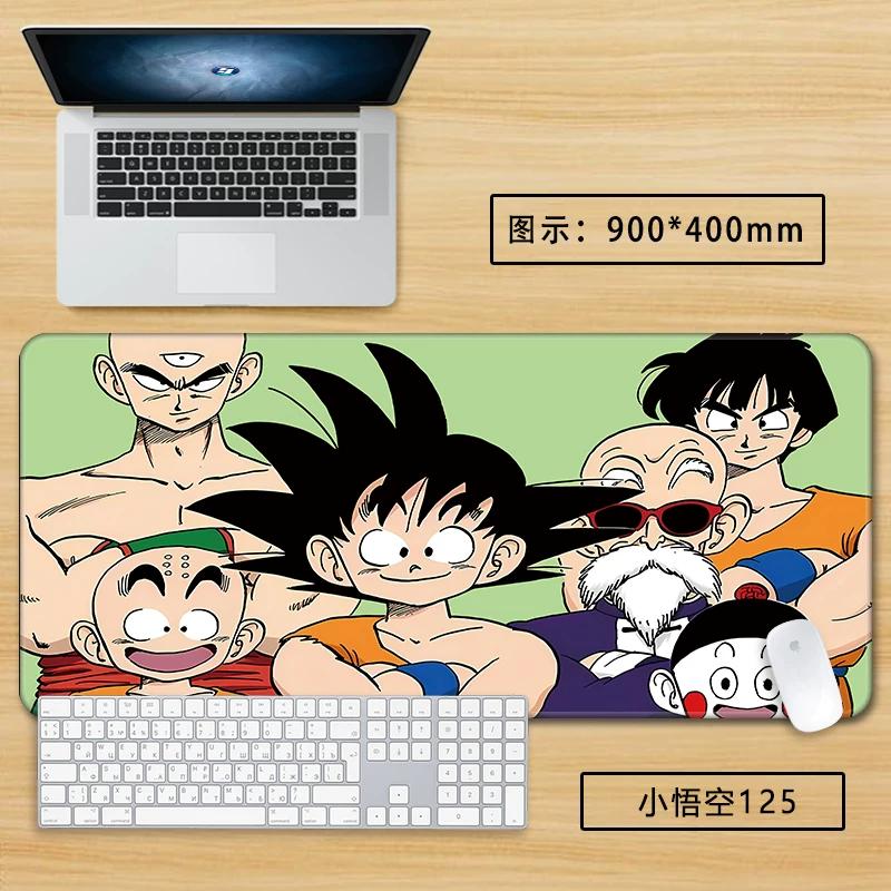 Neuer Schlichter Stil Son Goku Leder Mauspad Übergröße Animation Dragon Ball Kakarotto Kreative Computer Tastatur Büro Rutschfest Wasserdicht Tischmatte