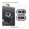 2pcs/4pcs For Mini Cooper F65 F66 F67 2024 2025 Car Inner Door Handle Bowl Trim Decoration Stickers Interior Car Accessories