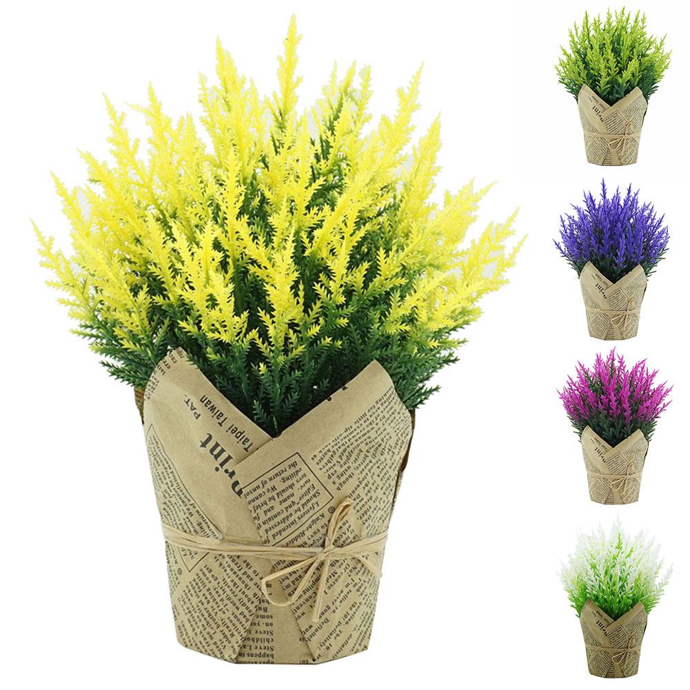 AkoMatial 1Pc Artificial Flower Plant Bonsai Stage Garden Party Props for Home Wedding Yard Decoration AkoMatial 1Pc Artificial Flower Plant Bonsai Stage Garden Party Props for Home Wedding Yard Decoration