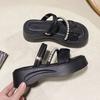 Two Platform Sandals Wear Two-in-one Sandals Women's Summer New Height-increasing Women's Shoes