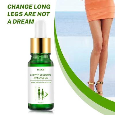 EELHOE Estratti Vegetali 30ML Liquido per Aumento Altezza Efficace Crescita Olio Essenziale da Massaggio per Bellezza