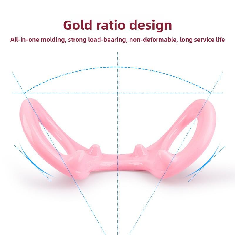 New PP Yoga Ring Fox Eye Massage Stretching Dual Purpose Open Shoulder Beauty Back Fitness Exercise Yoga Ring