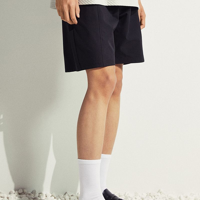 

HM Men s Casual Pants 2025 Summer New Arrival Work Clothing Straight-leg Loose Design Leisure Fashion Shorts 1271783