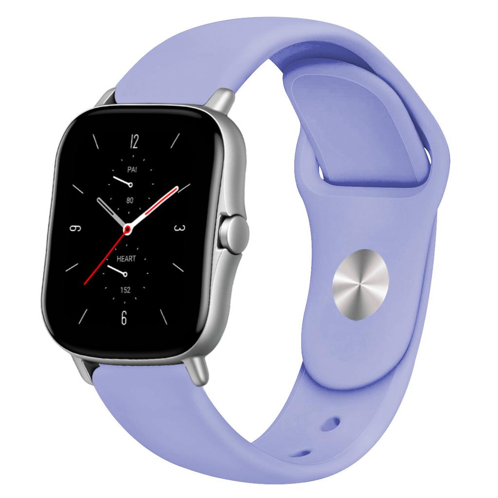 20mm/22mm Klockarmband För Amazfit GTS 4/3/2/2e/Mini/GTR 42mm/GTR 4/3 Pro Silikonarmband Amazfit helio/balance 2 bip 5 6 band