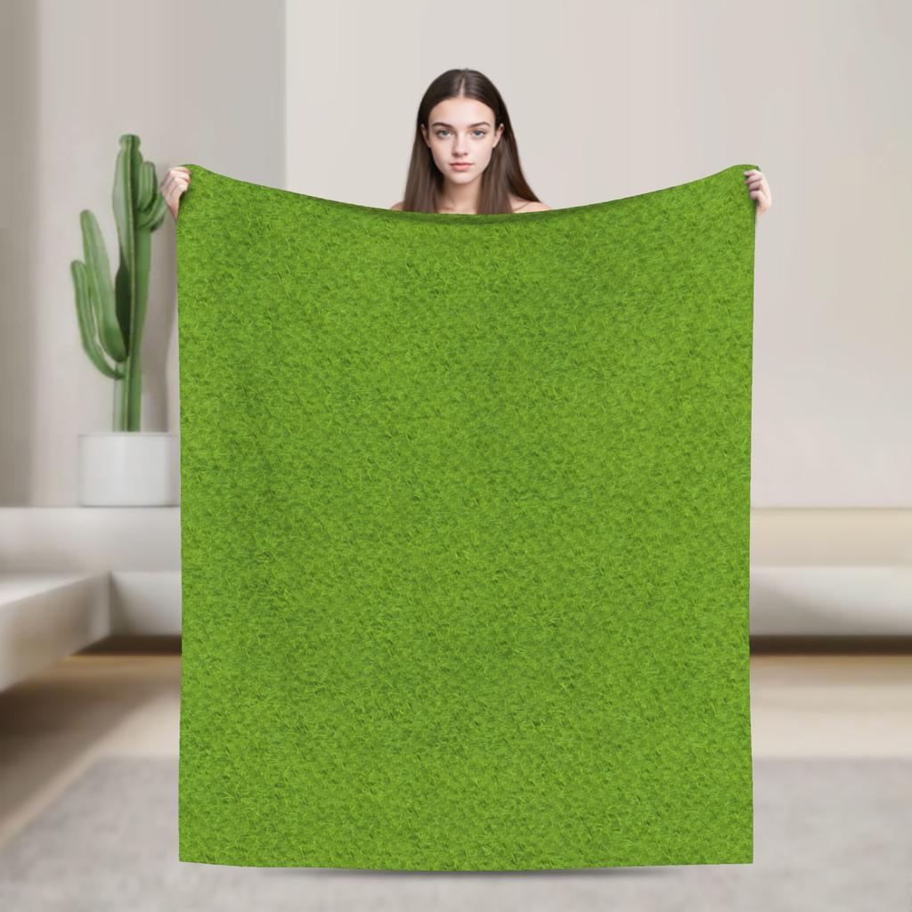Gras Kampfmatte Wiesenland Grünfläche Decke Warm Weich Neuheit Plüsch Überwurfdecke für Sofa Flanell Tagesdecke Bettbezug