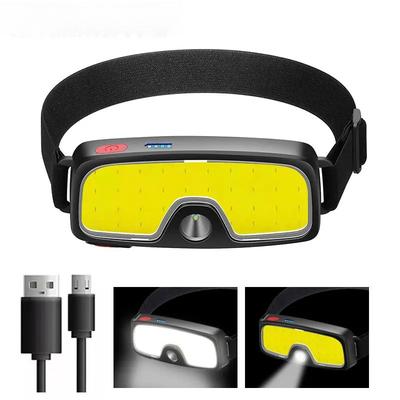 Rechargeable 180° Head Lamp Flashlight COB LED Super Bright Headlamp Outdoor Waterproof Running Fishing Camping Hiking Headlight