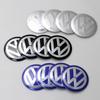 2025 Caldo 4 Pezzi 56/60/65mm Adesivi Coprimozzo Centrale per Cerchi Auto Emblema Tappo Mozzo Per Volkswagen VW R Line GTI Golf 5 7 Caddy Passat Polo T