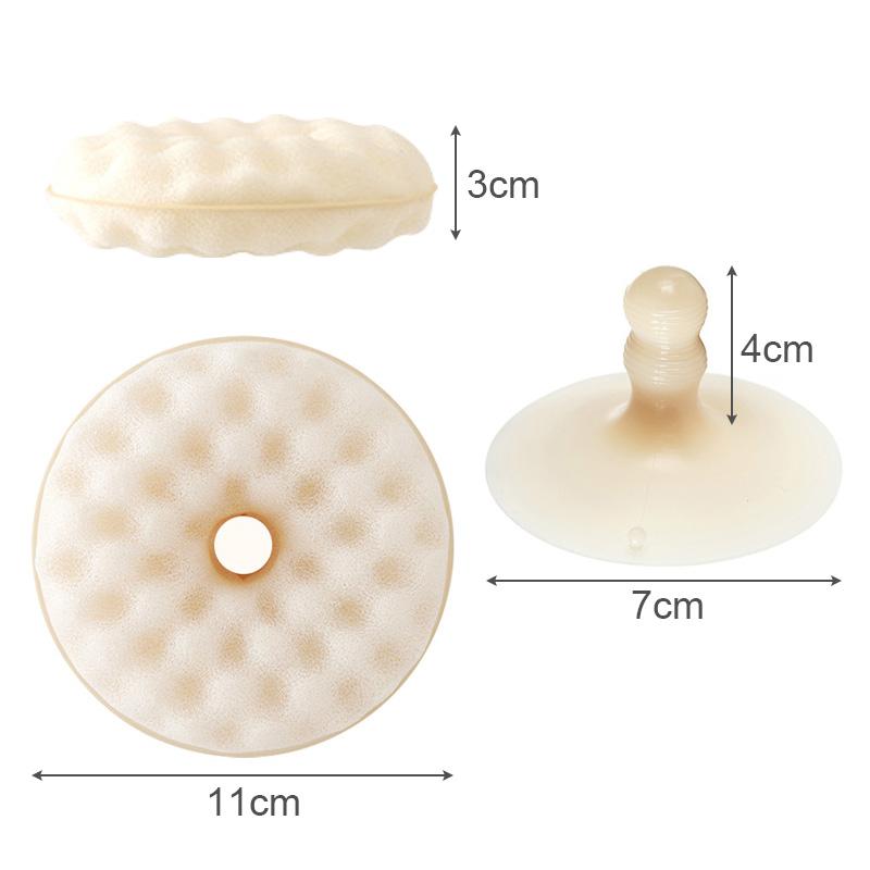 Double-Side Suction Cup Sponge Dishwashing Sponge Detachable Multifunction Dishwashing Brush Multi Surface Efficient Cleaning