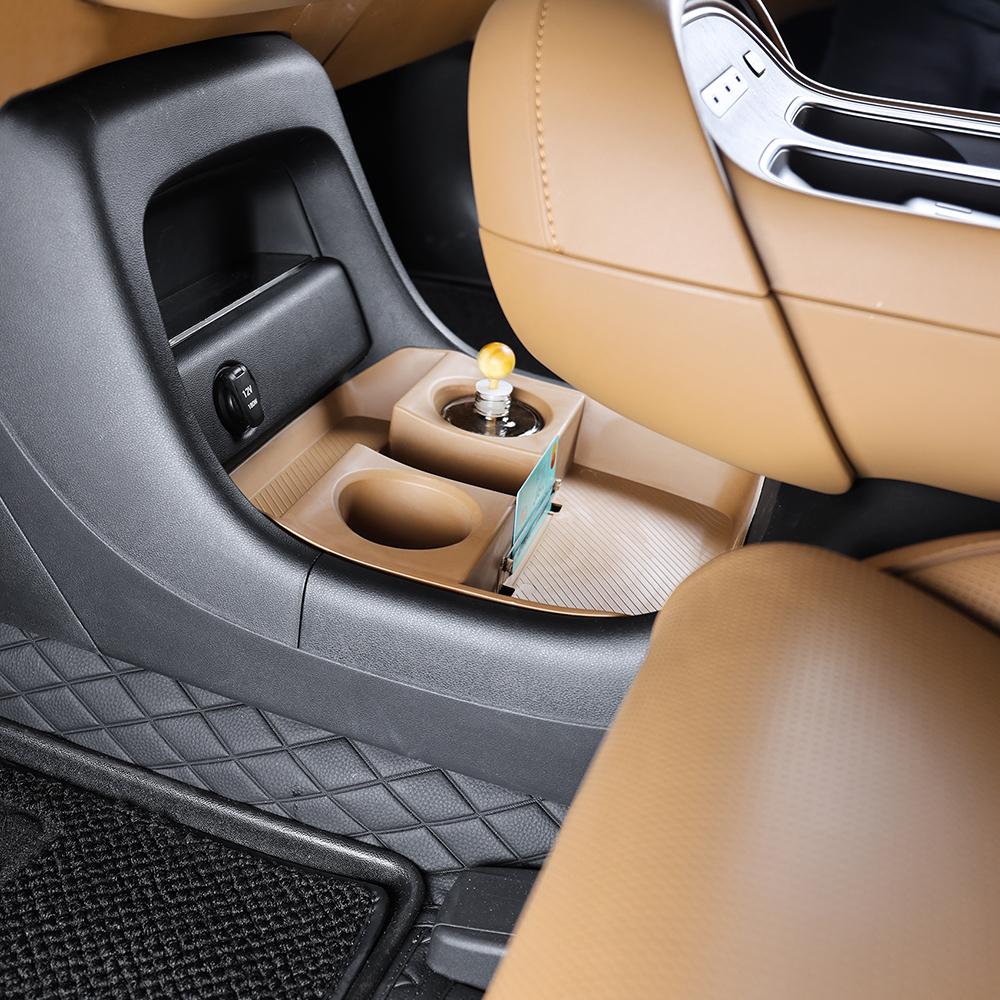 Für Hyundai Palisade LX3 2026 7-Sitzer Untere Mittelkonsolen-Organizer-Schale Zubehör Becherhalter Innenraum-Aufbewahrungsbox LHD