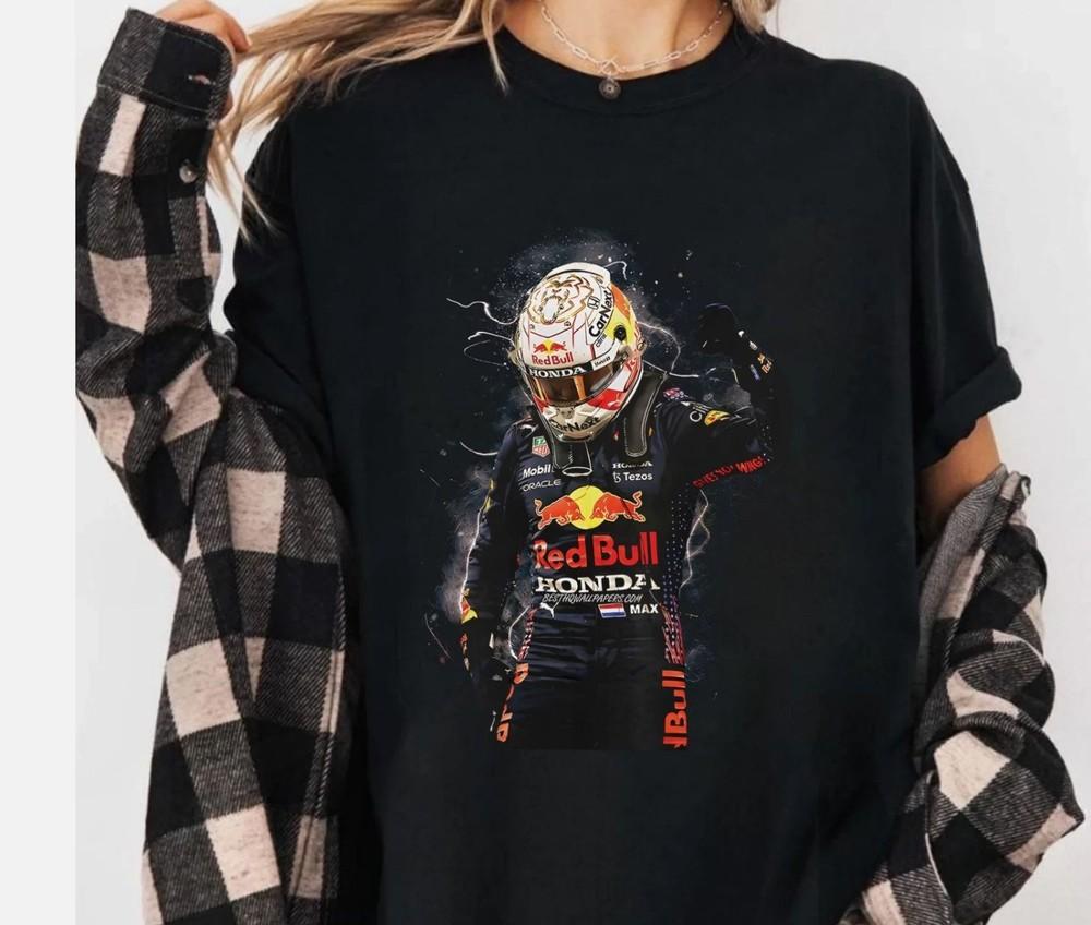 Макс Ферстап.ен Макс Ферстап.ен Red Bu.ll F1 Team Футболка Унисекс Футболка XXXXL