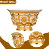Alloy Bowl Decorative Holy Water Prayer Home Utensil Statue Figurine Tibetan Buddhist Offering