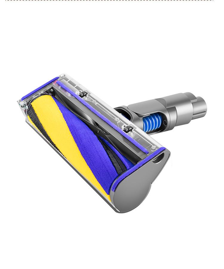 Suitable for Dyson Vacuum Cleaner Floor Brush Electric Brush Head Carpet Brush Soft Roller Brush V7v8v10v11 Suction Head Accessories