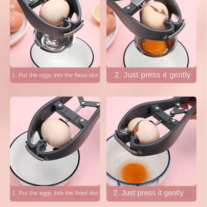 Hot Selling Multifunctional Handheld 304 Stainless Steel Eggshell Opener,egg White,yolk Separator,detachable Design,easy To Use