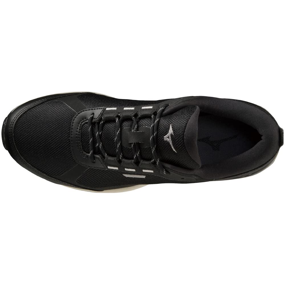 Mizuno WAVE CrossE Energy Walking Wide Casual Size 3E XE-1 Shoes, Lightweight, Fit, Sneakers, Black, 22.5 cm,