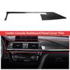 LHD Car Carbon Fiber Center Console Dashboard Panel Cover Trim For BMW 3 Series F30 F31 2012-2019 4 Series F32 F33 2013-2019