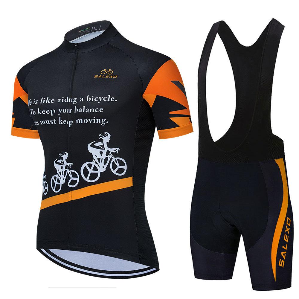 Short-sleeved Cycling Clothing Men's Suit Summer Road Cycling Clothing Quick-drying Breathable 2026 Summer Breathable Cycling Clothing Suit