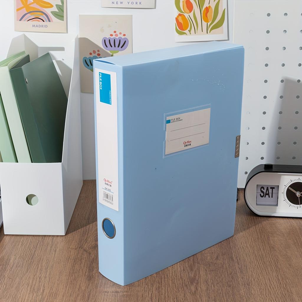 Morandi A4 File Folder for Accounting Vouchers, Document Storage Box, for Personnel And Financial Contracts, Office Supplies