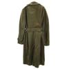 US ARMY 50s Long Sleeve Over- Coat L Khaki Military Men's Used