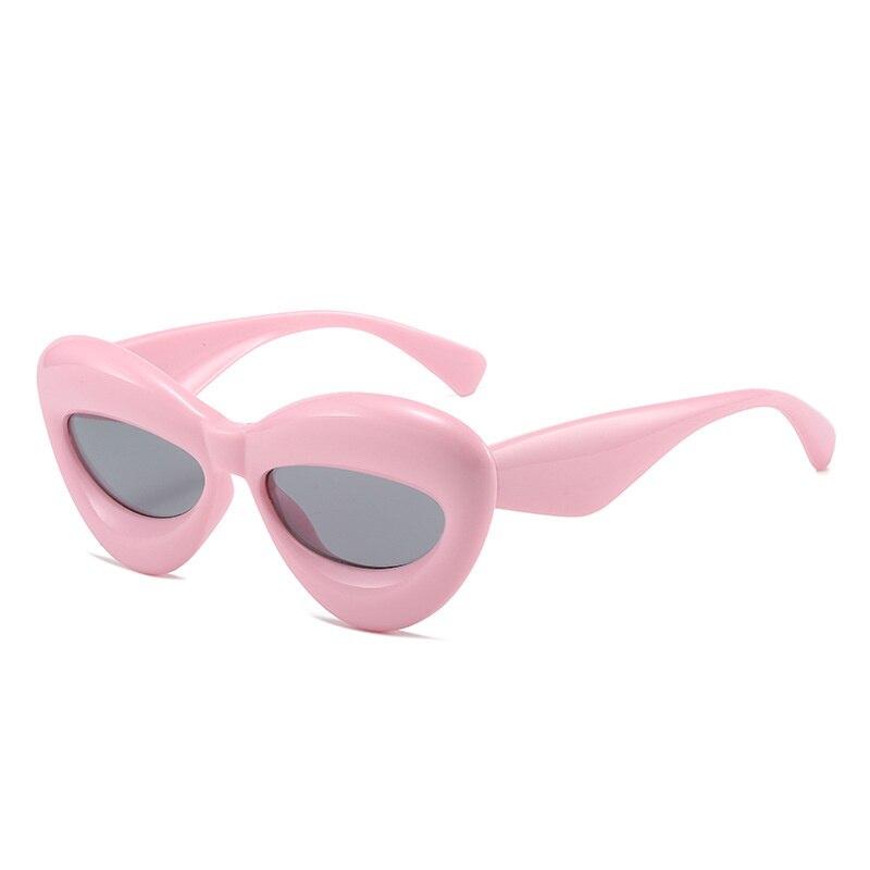 Mote Candy Color Solbriller Utendørs Kvinner Punk Hip Hop Solbriller Eyewear LXY