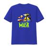 NUOVA RARA THE MASK FILM JIM CARREY 1994 VINTAGE Maglietta vintage Lavata streetwear Top elasticizzato Per l'uso quotidiano Leggermente