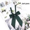 JK Ribbed Solid Color Long Handle Lapel Flower School Uniform Sailor Suit Bow Tie