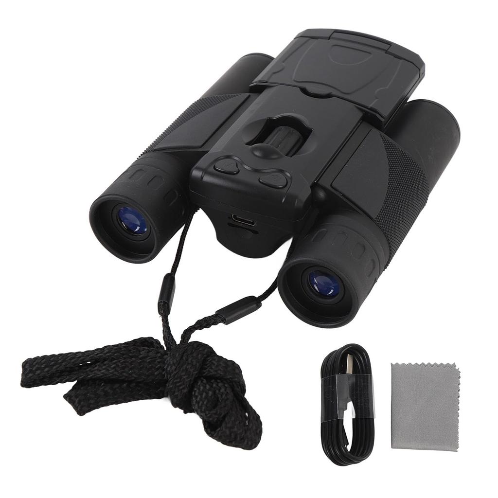 10x25 Digital Binoculars with Camera for Color 8x Digital 48MP Video and Photo Large View Binoculars for Birdwatching and Travel Adults, 2-Inch