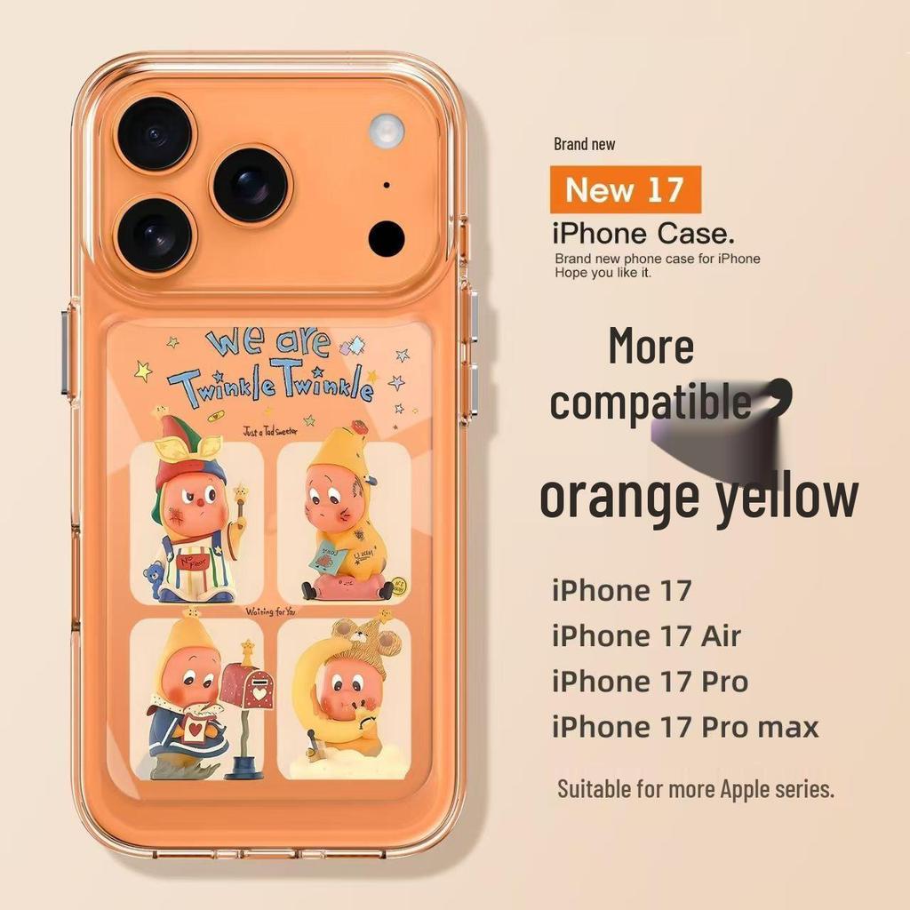 Cartoon Starman Phone Case: Full Coverage, Anti-Fall for Apple Pro Max Models 17/16/15/14/13 and X/12/11.