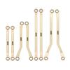 INJORA Brass High Clearance Links Set for 1/18 RC Crawler TRX4M High Trail K10 F150 Upgrade (4M-97)