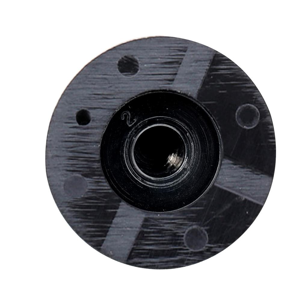 Musiclily Pro Imperial Guitar Hat Knob Set, 2-Tone, 2-Volume, Sombrero Knob Set, Black (Set of 4)