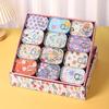 1Pcs Mini Flower Decor Drink Can Tinplate Box Empty Storage Container for Candy Small Accessory Travel Portable Organizer