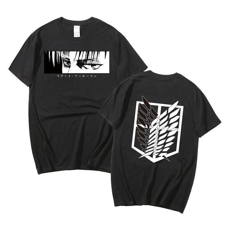 Japanese Anime T Shirt Scouting Legion Clothes Shingeki No Kyojin Tee Shirt Attack On Titan Giant Short-sleeve T-shir Unisex Women