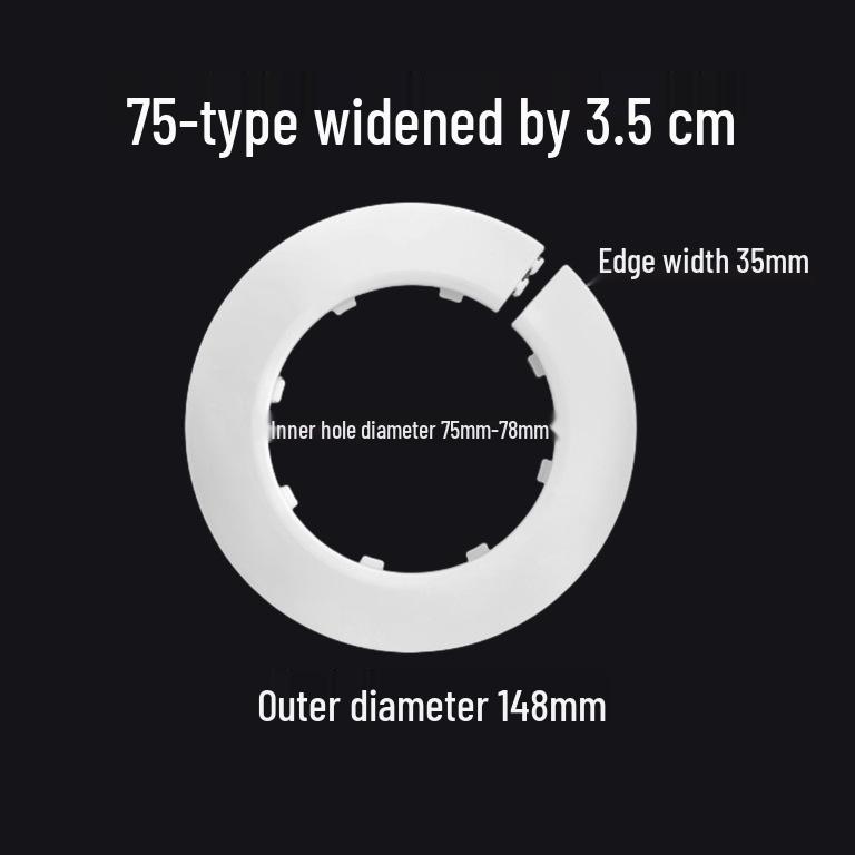 Decorative Pipe Cover Ring for Air Conditioning and Heating Valves