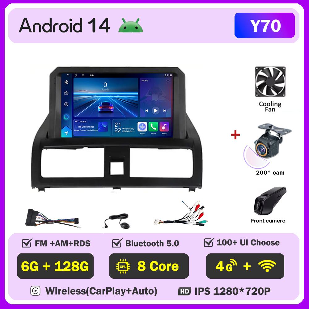 For Honda Accord 7 Diesel 2003 - 2007 Car Radio Player Car Carplay Screen Autoradio Mirror Link Car Intelligent Systems Touch