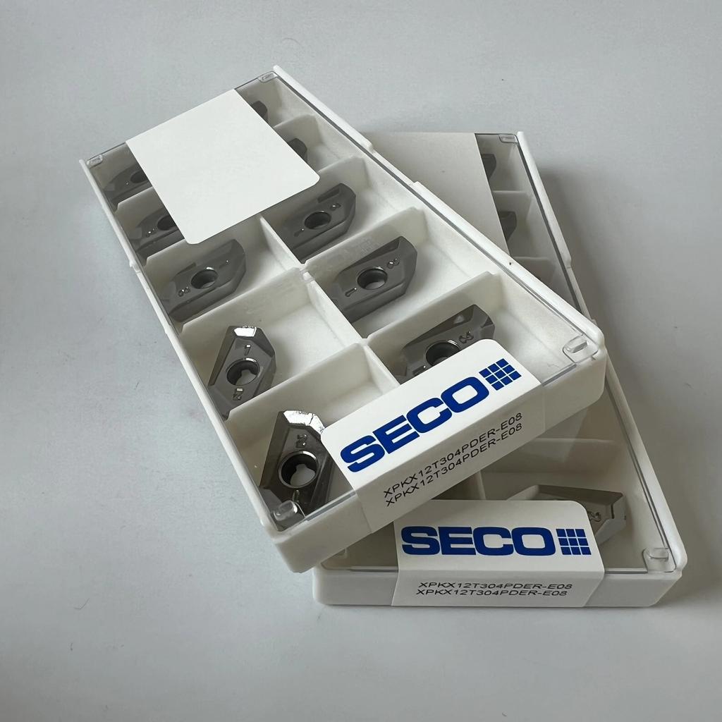Seco / XPKX12T304PDER-E08,H25 / Original Carbide Blade 10 Pcs