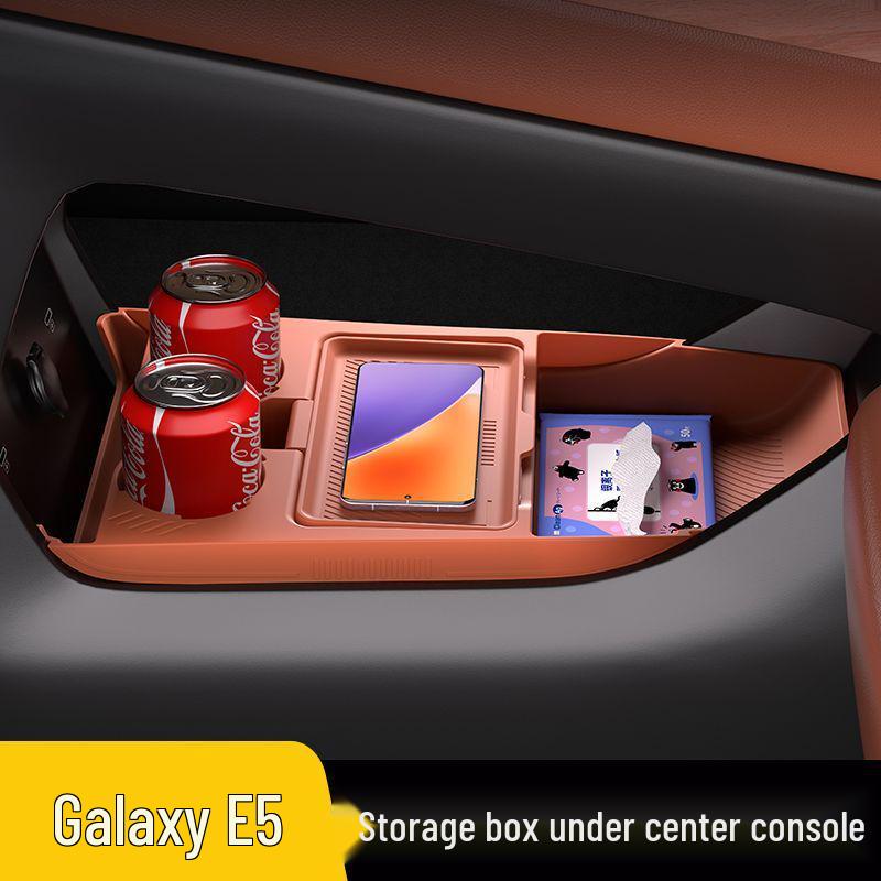 Galaxy E5 Central Control Lower Silicone Storage Box - Car Interior Accessory