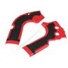 Plastic Motorcycle Frame Covers for CRF250R/CRF450R with Honeycomb Insets and Preformed Mounting Openings for Dirt Bike Contact Areas