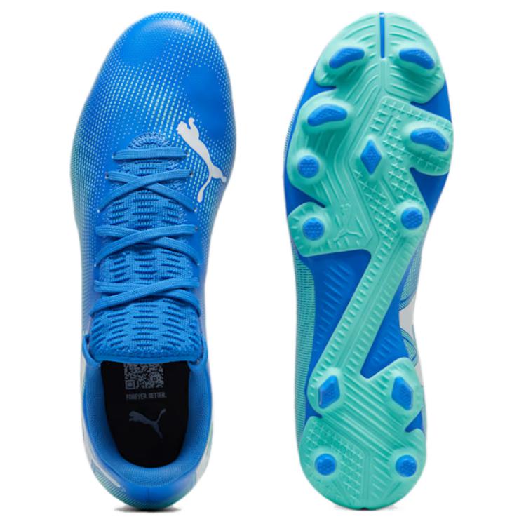 Puma Future Play 7 FG AG Hyperlink Blue Men Sneakers Mint White 107939-01