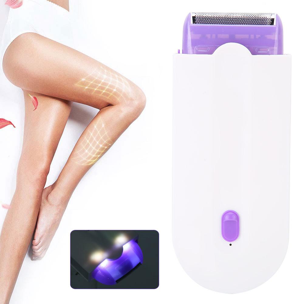 Blue Light Hair Removal Machine USB Charging Plug In Dual Use Women Hair Removal Tools