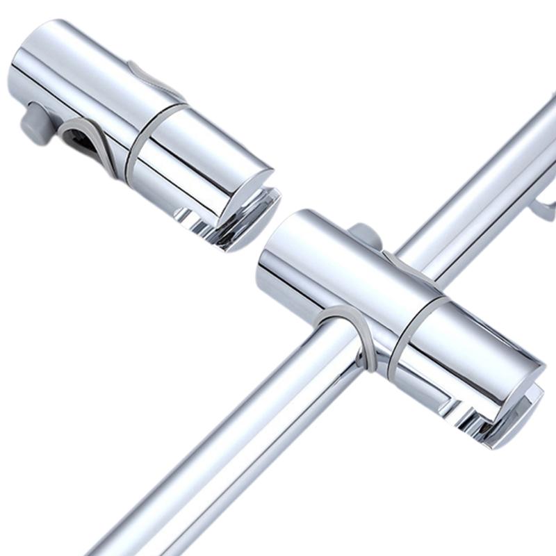Adjustable Shower Head Holder Handheld Shower Holder for Slide Bar Steel Shower Brackets Upgrades for Handheld Shower