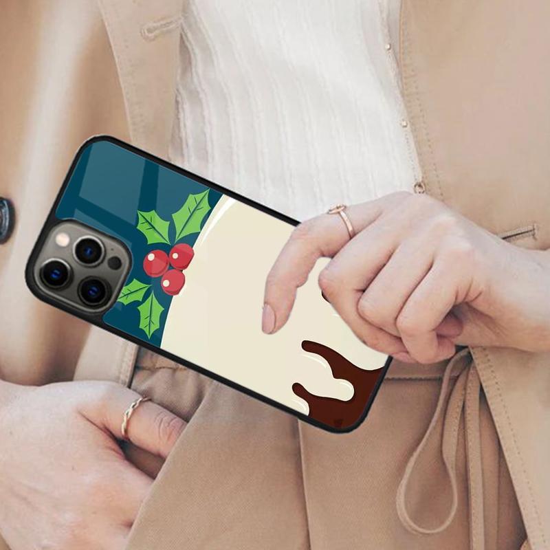 Christmas Pudding Magnetic Phone Case For APPLE iPhone 17 Air 16 14 13 12 Pro Max 15 Plus Wireless Charge With MagSafe Cover