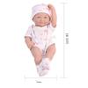 18CM Washable Lifelike Soft Hand-painted Simulation Baby Reborn Doll Children Accompany Play Doll