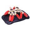 Women Retro Double Magic Comb Clip Beads Elasticity Hairpin Stretchy Hair Comb