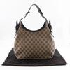 GUCCI Semi-Shoulder Shoulder Bag 1669 Brown GG canvas Women Used