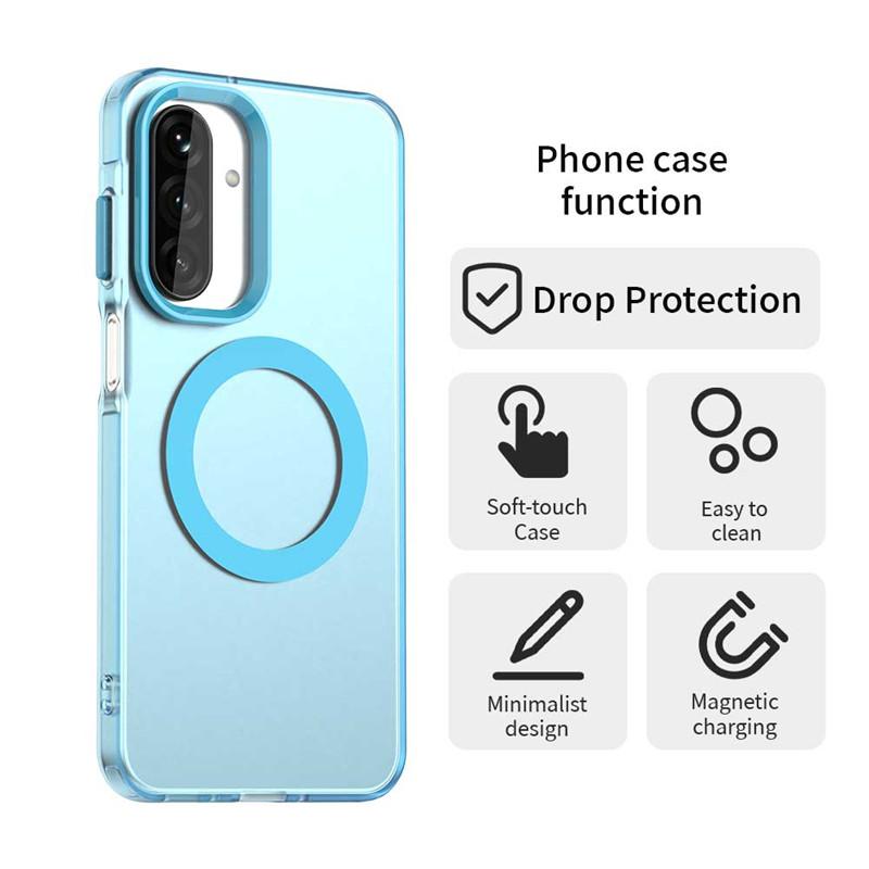 For Samsung Galaxy A17 Case Samsung A17 Cover Magnetic Matte Durable Bumper Shield Protective Phone Cases For Samsung A17 Funda
