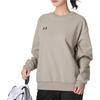 Under Armour Crew Neck Pullover Sports Long Sleeve Fleece Sweatshirt Unisex sweatshirt Brown 24600305-203