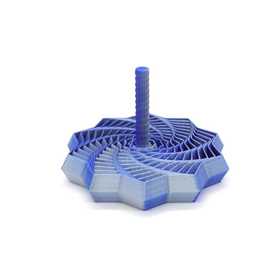 Expandable Sensory Fidget Star 3D Printed Fractal Stress Relief Toy Whirling Spiral Design Fidget Toy with Handle for Anxiety Relief Focus Enhancement