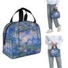 Claude Monet - Water Lilies Insulated Lunch Bag for Women Children Portable Food Boxes Thermal Lunch Box Tote