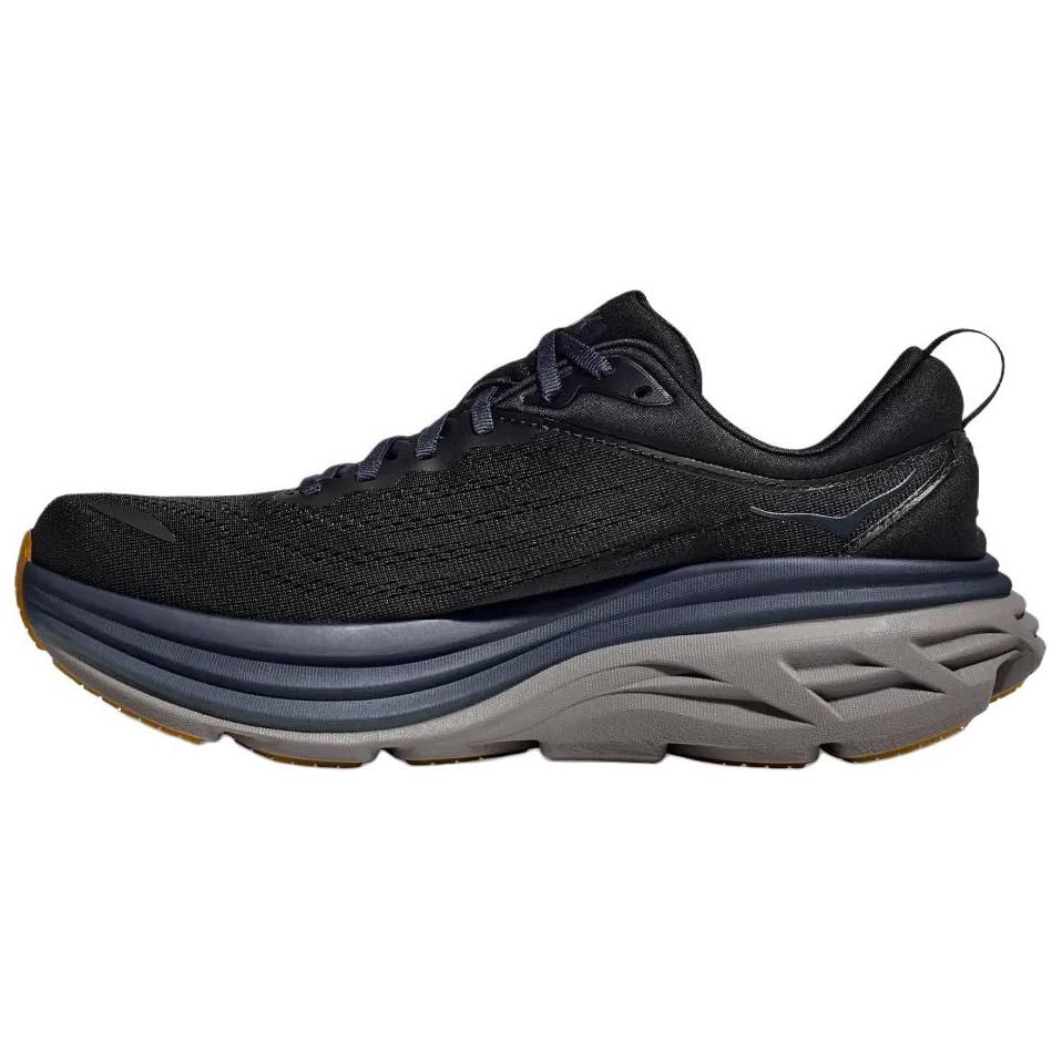 HOKA Bondi 8 Black Iron Ore Men Sneakers 1123202-BCKRN