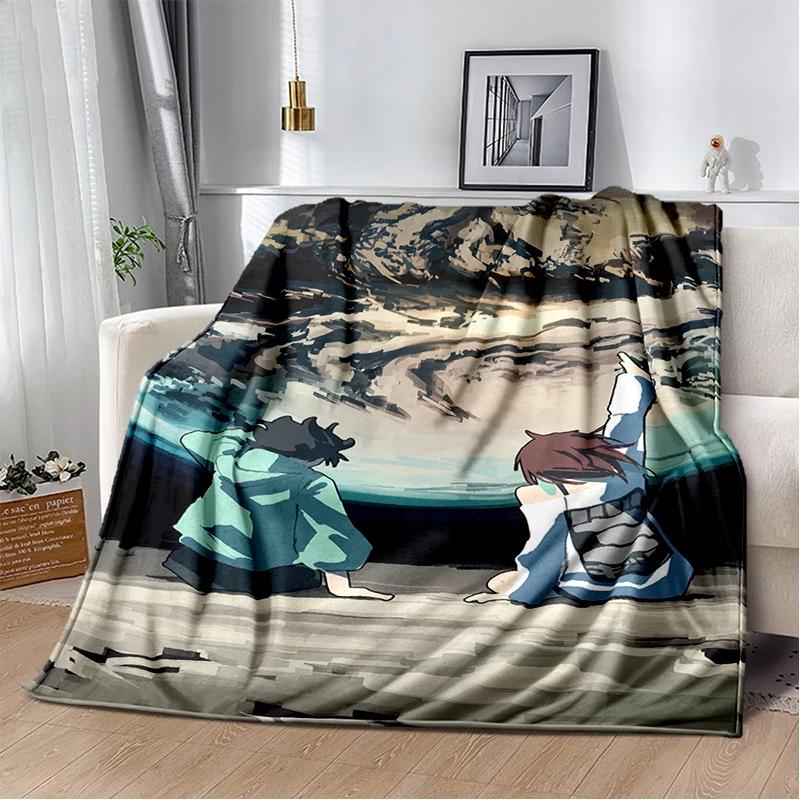 DAN DA DAN 29 Style Cartoon Anime Blanket,Soft Throw Blanket for Home Bedroom Bed Sofa Picnic Travel Office Cover Kid Gift HD