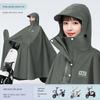 Impermeabile per Scooter Elettrico da Donna, Monoposto, Lungo, Integrale, Antitempesta, Extra Large e Spesso, Poncho Impermeabile per Guidare